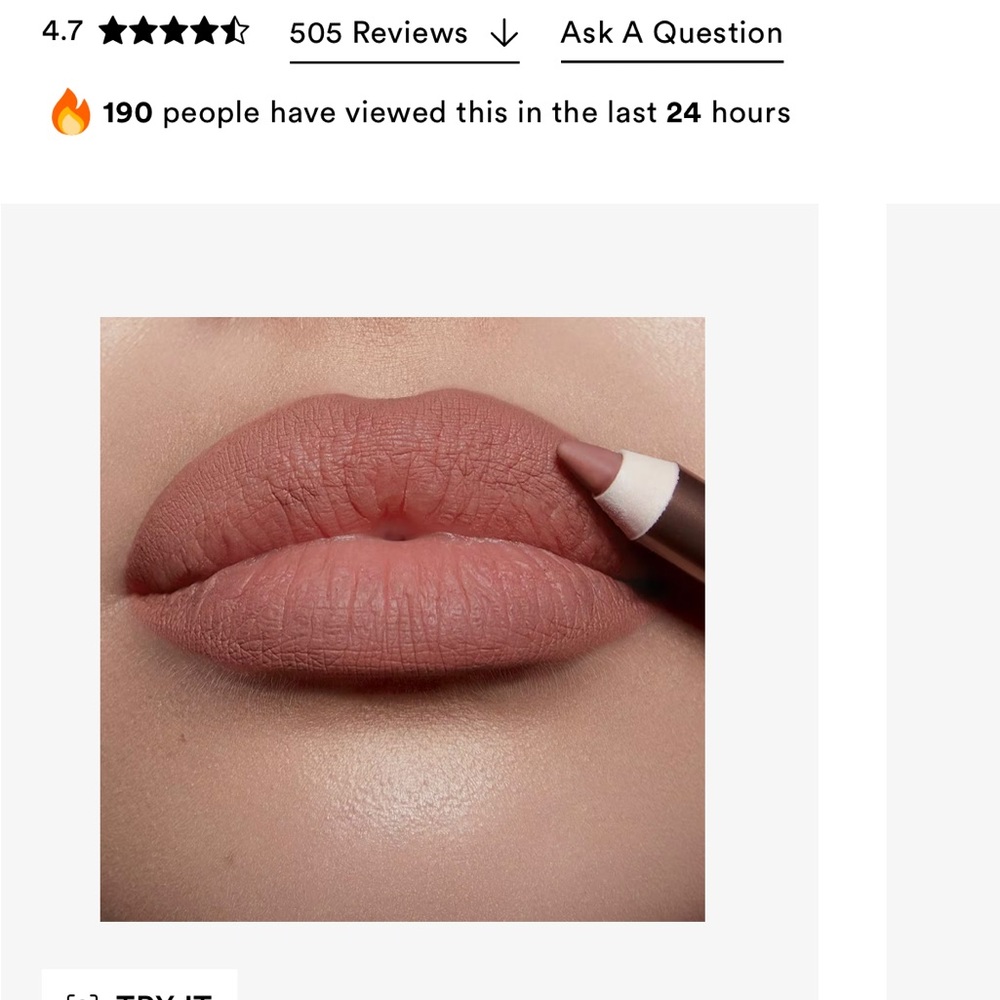 Charlotte Tilbury Lip Liner in Pillow talk - Picture 3 of 7